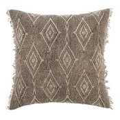 Jacquard Fringe Toss Pillow